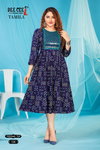 Tamila By Deecee Rayon Printed Long Kurtis Wholesale Market In Surat
